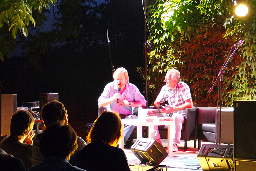R.J. Ellory bleek ook live een geboren verteller - 21 augustus 2015 - foto: Véronique Moiës