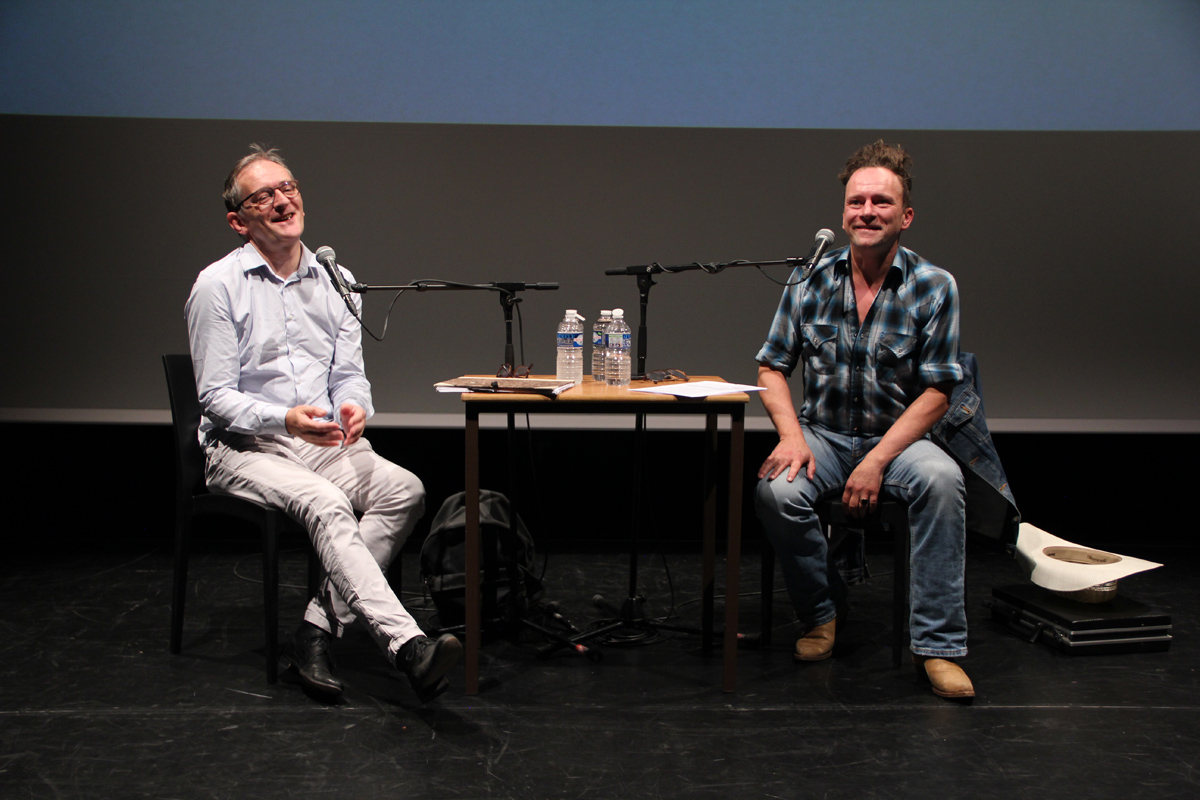 Erwin Mortier en Christophe Vekeman - 25 augustus 2019 - foto: Raf Bergans