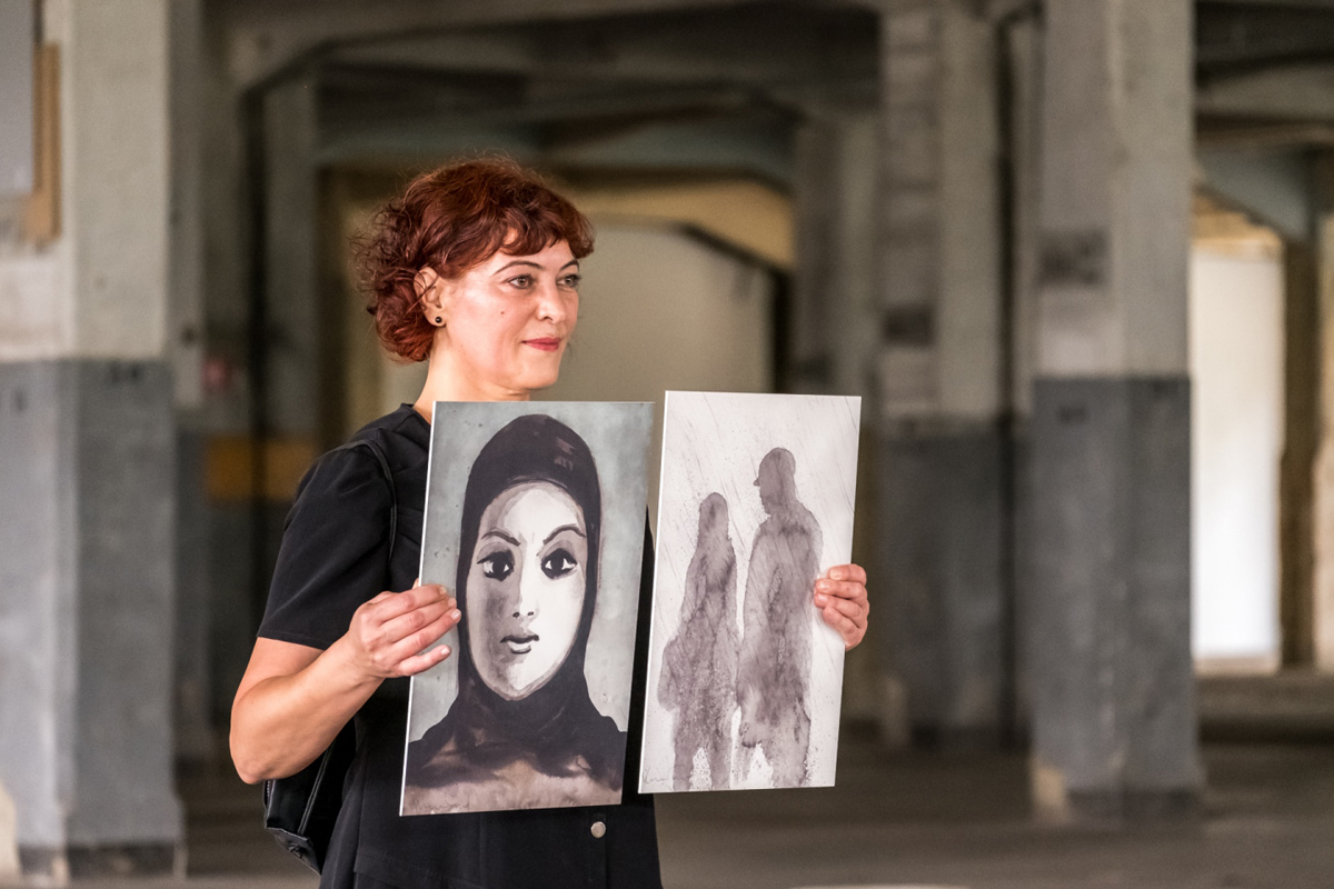 Layla Önlen speelt 'De steen' - 18 augustus 2019 - foto: Kristine Vandegaer