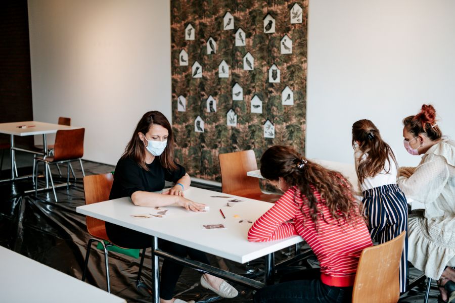 ZiZ Hasselt / Workshop met Charlotte Froyen & Nele Bollen © Boumediene Belbachir