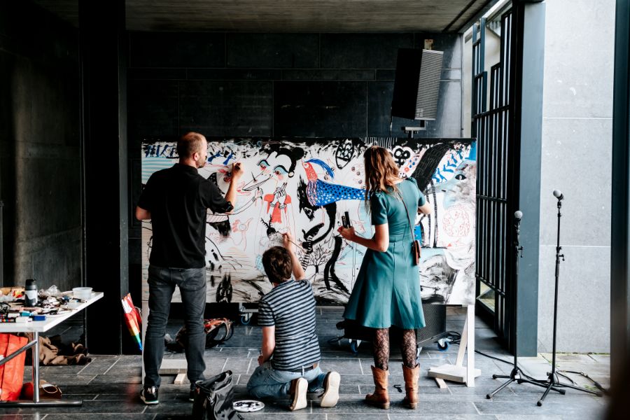 ZiZ 2021 Hasselt / Live illustreren © Boumediene Belbachir