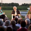 Frieda Van Wijck interviewde Erik Vlaminck en Mariët Meester - 22 augustus 2012 - foto: Raf Bergans