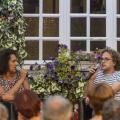 Annabelle Van Nieuwenhuyse in gesprek met Jamal Ouariachi - 23 augustus 2016 - foto: Danny Claes