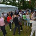 Tussen "voorafjes" en voorstelling was er nog even tijd voor een drankje - 30 augustus 2016 - foto: Jan Colla